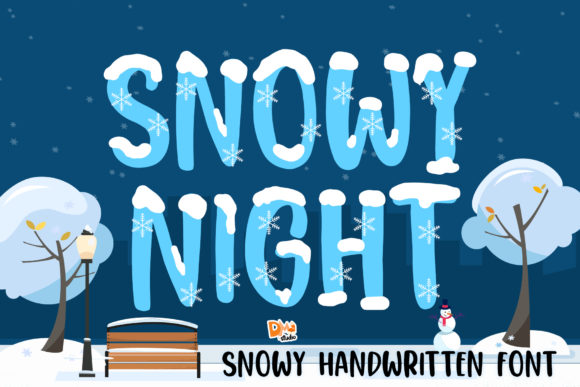 A Helpful Guide to the Snowy Night Display Font