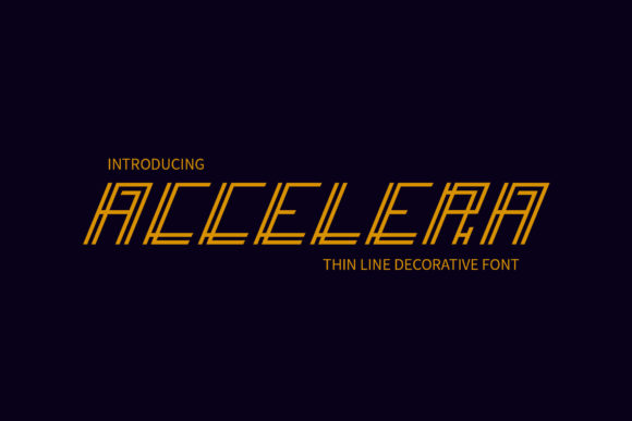 Accelera Font: A Show-Stopping Display Typeface for Modern Marketers