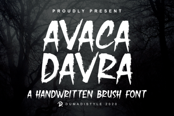 Avaka Davra: The Bold Brush Font for Distinctive Creations