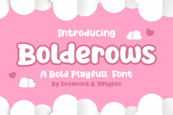 Bolderows: The Playful Display Font for Modern Marketers