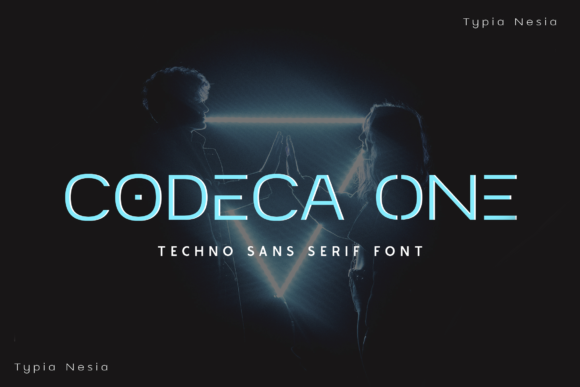 Codeca One: A Futuristic Display Font for Digital Brands