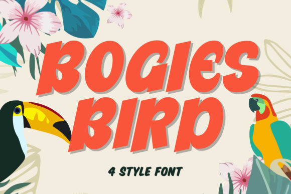 Exploring Bogies Bird: A Chunky Display Font for Real Branding Projects