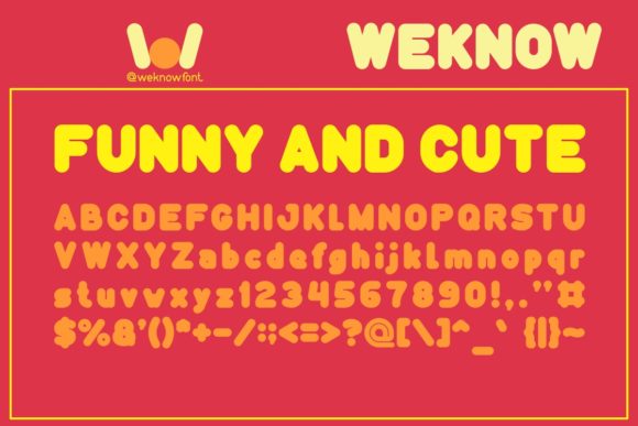 Funny and Cute: A Playful Font for Joyful Brands