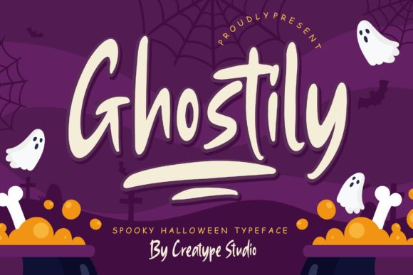 Ghostily: A Spooky Display Font for Modern Marketing
