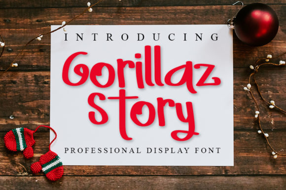 Gorrilaz Story: The Perfect Whimsical Font for Your Creative Projects
