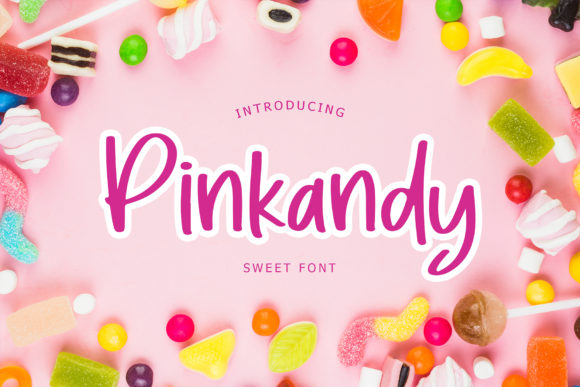 Pinkandy: A Playful Modern Display Font for Creators