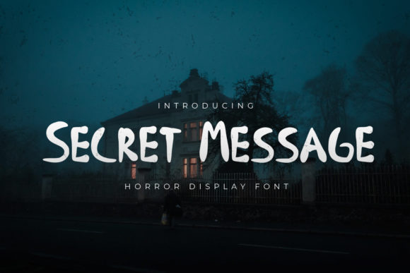 Secret Message Font: A Quirky Display Typeface for Branding Character