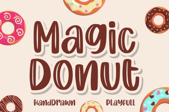 The Magic Donut Typeface: An Editorial Mood