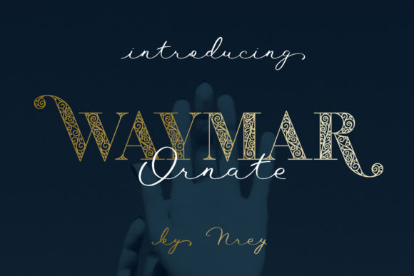 The Waymar Ornate Display Font: Editorial Elegance in Every Header