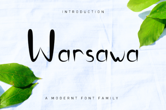 Warsawa: A Display Font for Bold, Spooky Campaign Personality