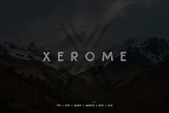 Xerome: A Display Font Built for Clearer Campaign Messaging
